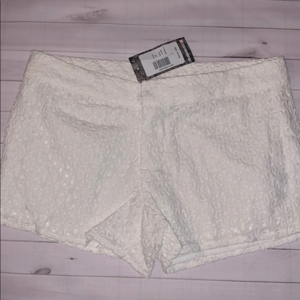🆕Quiksilver Wax Flower Juniors Short Ivory Coast - Picture 4 of 9